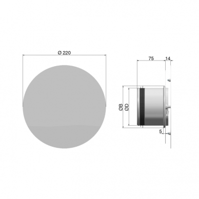 UNIVERSALUS ORO DIFUZORIUS AURAFLEX AFV-S-T58 100 2