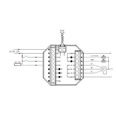 FC610 WIFI GRINDINIO ŠILDYMO IR FANKOILŲ TERMOSTATAS-VALDIKLIS JUODAS 2