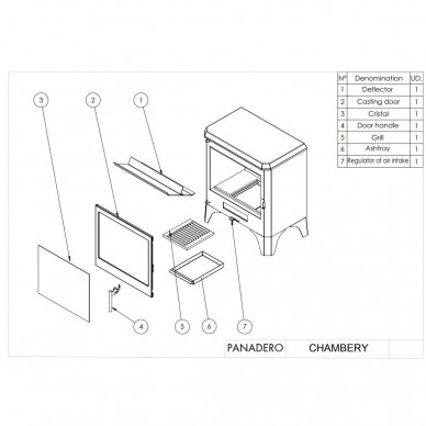 MALKOMIS KŪRENAMA KROSNELĖ CHAMBERY 7.1 kW 3