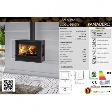 MALKOMIS KŪRENAMA KROSNELĖ JAVA WALL 5.9 kW 2