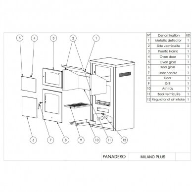 MALKOMIS KŪRENAMA KROSNELĖ MILANO PLUS 6.7 kW 3